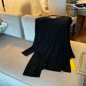 Joseph Ribkoff black size 8 tunic top